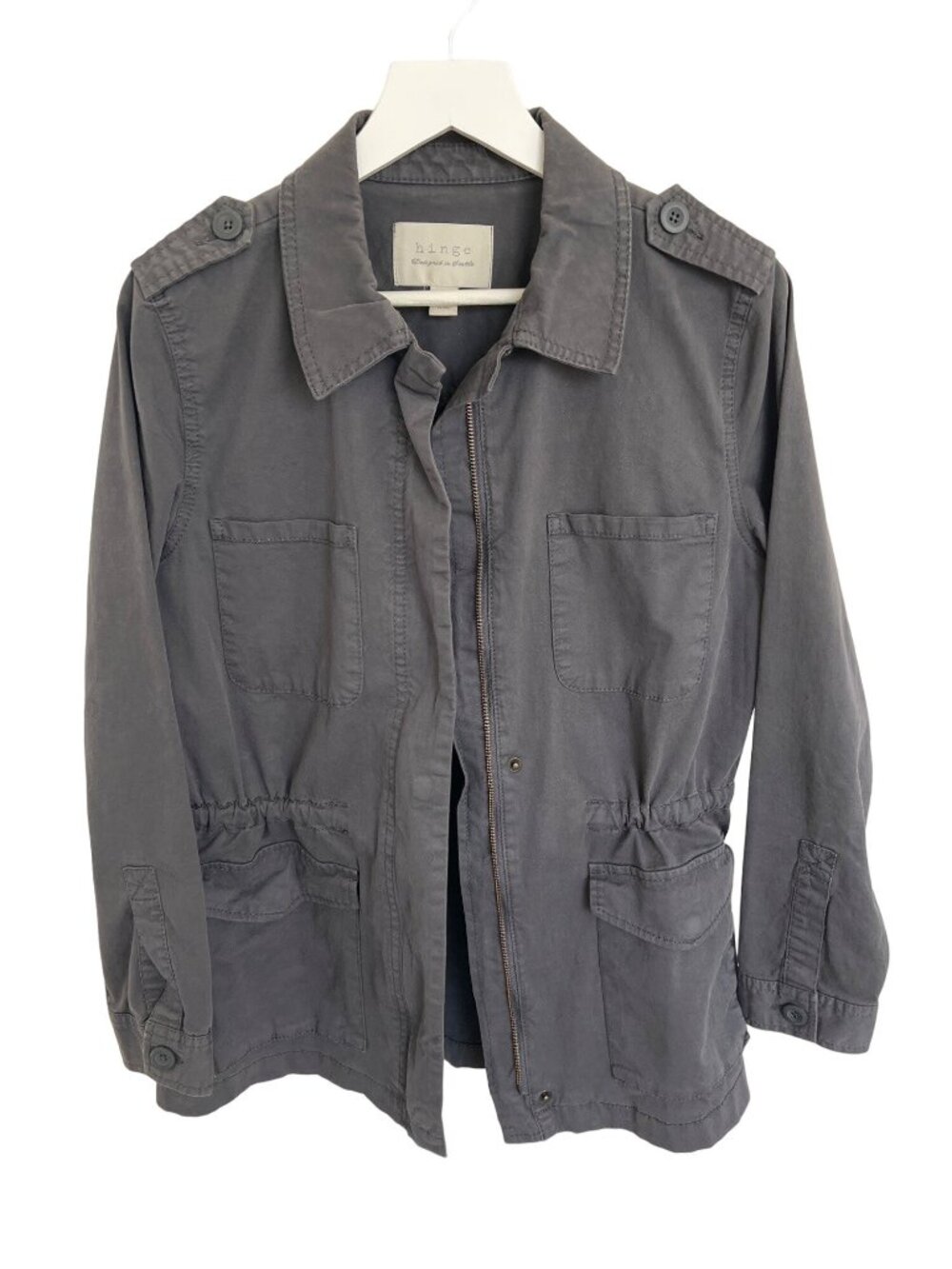 Hinge Charcoal Utility Jacket